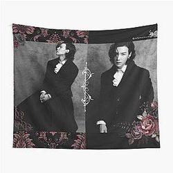 BTS Suga Yoongi Victorian Doppeltes Feature Tapestry