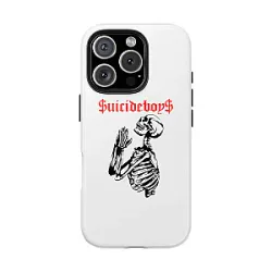White Praying Skeleton DTNK3007 Suicideboys Phone Case