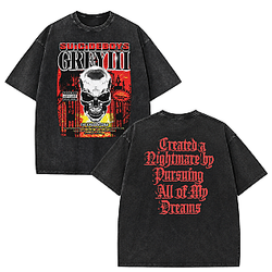 Suicideboys Grey III Skull Graphic HTCT1708 Suicideboys T-Shirt