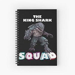 König Hai, Squad, Carolina Hurrikan, König der Herzen, spielen, Sport, Selbstmord Squad Spiral Notebook