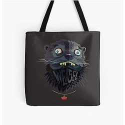 The Suicide Squad Big Weasel Logo All Over Print Tote Bag