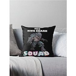 König Hai, Squad, Carolina Hurrikan, König der Herzen, spielen, Sport, Selbstmord Squad Throw Pillow