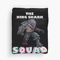 König Hai, Squad, Carolina Hurrikan, König der Herzen, spielen, Sport, Selbstmord Squad Duvet Cover