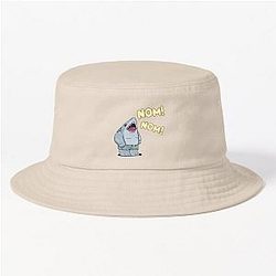 nom nom king shark Bucket Hat