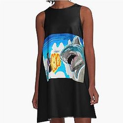 Ouija Hai A-Linie Kleid