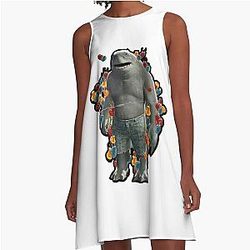 King Shark A-Linie Kleid