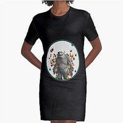 King Shark  cool Graphic T-Shirt Dress