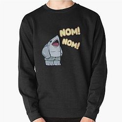 nom nom king shark Pullover Sweatshirt