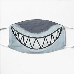 Great White Shark Smile Mask! Flat Mask