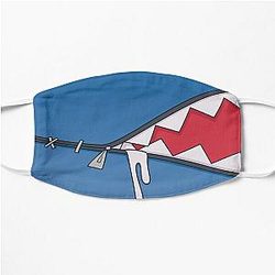 Drooling Shark Mouth Zipper Flat Mask