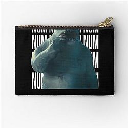 Funny King Sharks Num Num Meme Zipper Pouch