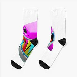 Gooba Shark Rainbow Clip Tshirt Buy Socks