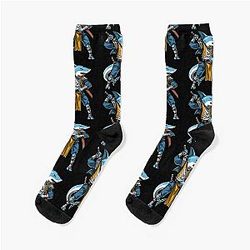 Shark Samurai Ninja Socken