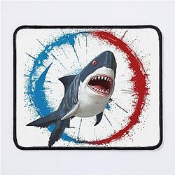 Haifischspritzer Mouse Pad