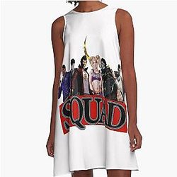 Suda Squad A-Linie Kleid