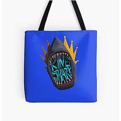 The King Shark All Over Print Tote Bag