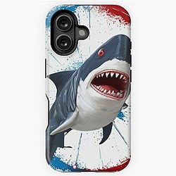 shark splash iPhone Tough Case