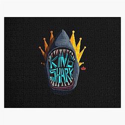 Der Hai groß King Shark Logo Langarm Jigsaw Puzzle