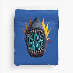 Der Hai groß King Shark Logo Langarm Bettbezug