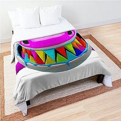 Gooba Shark Rainbow Clip Tshirt Buy Comforter