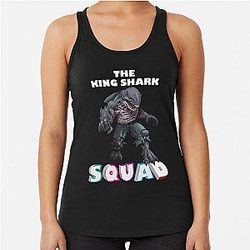 Roi requin, escouade, ouragan carolina, roi de cœur, jeu, sport, suicide Squad Racerback Tank Top