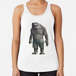 Nanaue A.K.A King Shark Racerback Tank Top