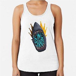 Die King Shark Racerback Tank Top