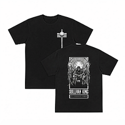 Grim Reaper Winged Cross LA 1706 Sullivan King T-Shirt