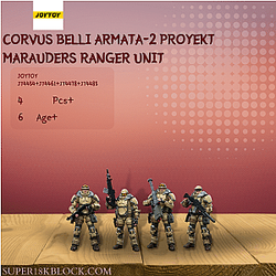 Joytoy JT4454+JT4461+JT4478+JT4485 Corvus Belli Armata-2 Proyekt Marauders Ranger Unit