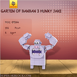 MOC Factory 89364 Garten of Banban 3 Hunky Jake