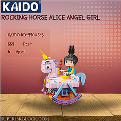 KAIDO KD-99006-3 Rocking Horse Alice Angel Girl