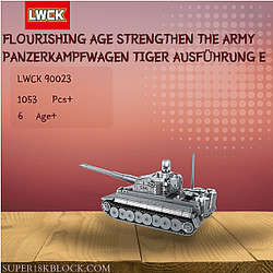LWCK 90023 Flourishing Age Strengthen The Army Panzerkampfwagen Tiger Ausführung E