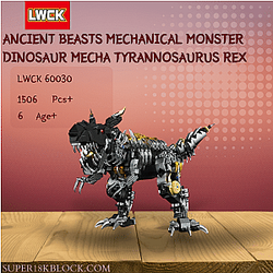 LWCK 60030 Ancient Beasts Mechanical Monster Dinosaur Mecha Tyrannosaurus Rex