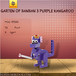 MOC Factory 89365 Garten of Banban 3 Purple Kangaroo