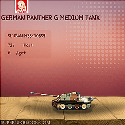 Sluban M38-B0859 German Panther G Medium Tank