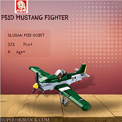 Sluban M38-B0857 P51D Mustang Fighter