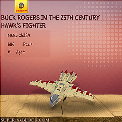 MOC Factory 25334 Buck Rogers in the 25th Century Hawk's Fighter