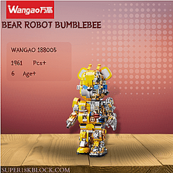 Wangao 188005 Bear Robot Bumblebee