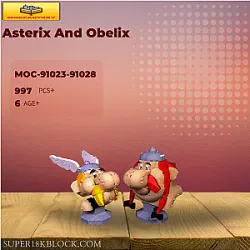 MOC Factory 91023-91028 Asterix And Obelix