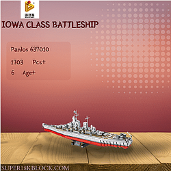 PANLOSBRICK 637010 Iowa Class Battleship