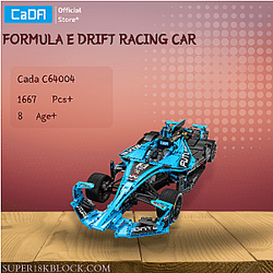 CaDa C64004 Formula E Drift Racing Car
