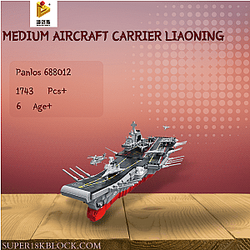 PANLOSBRICK 688012 Medium Aircraft Carrier Liaoning