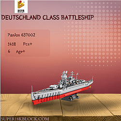 PANLOSBRICK 637002 Deutschland Class Battleship