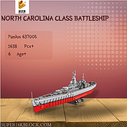 PANLOSBRICK 637005 North Carolina Class Battleship