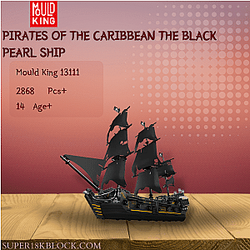 MOULD KING 13111 Pirates of the Caribbean The Black Pearl Ship