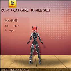 MOC Factory 89333 Robot Cat Girl Mobile Suit