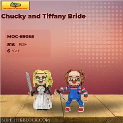 MOC Factory 89058 Chucky and Tiffany Bride