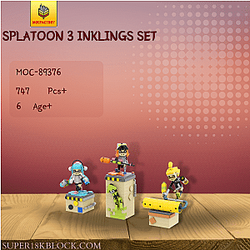 MOC Factory 89376 Splatoon 3 Inklings Set
