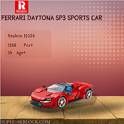 REOBRIX 11026 Ferrari Daytona SP3 Sports Car