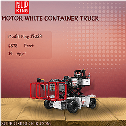 MOULD KING 17029 Motor White Container Truck